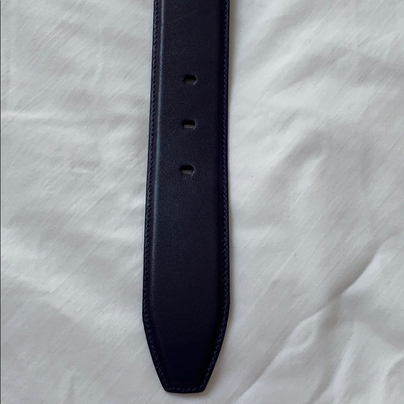 Belt, Salvatore Ferragamo, NWOT, purplish blue - Picture 3 of 7